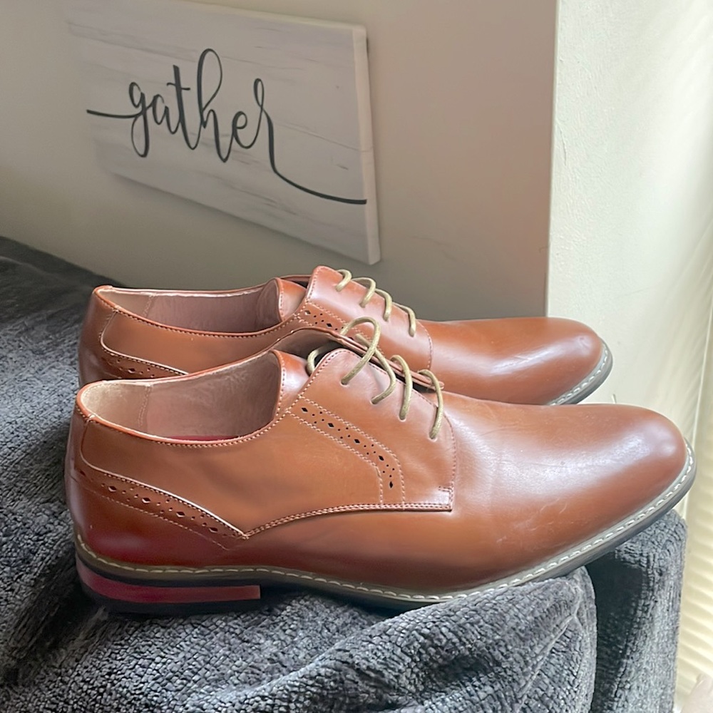 Brown, Bruno Mars from NY Men Dress Shoes size 12. New Not Worn as seen